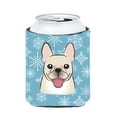 thumbnail image 1 of Snowflake French Bulldog Can & Bottle Hugger, 1 of 1