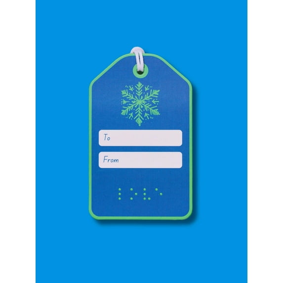Snowflake Gift Tag 12-Pack