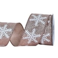 thumbnail image 1 of Snowflake Glitter Satin Wired Ribbon,Christmas Ribbons for Crafting,1.5 Inch X 10Yards Christmas Ribbon for Gift Wrapping Christmas Sewing Diy Crafts Supplies, 1 of 6