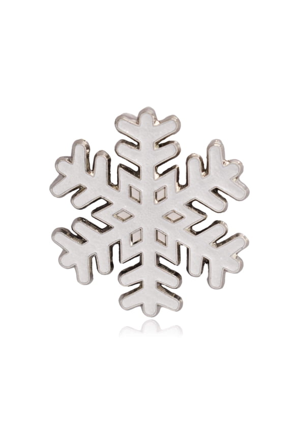 Snowflake Glitter Soft Enamel Lapel Pin | Clayton Jewelry Labs