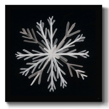 Snowflake I- Gallery Wrapped Canvas