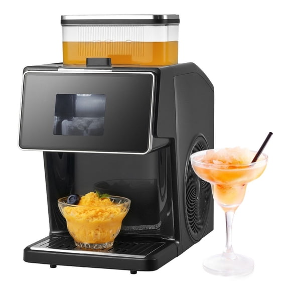 Snowflake Ice Machine 44LBS/24H, Electric Snow Cone Maker with Stainless Steel Blade, Fast Pre-Cooling, Adjustable Speeds for Home & Parties
