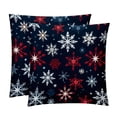 thumbnail image 1 of Snowflake Inserts Set of 2 - 16x16, 18x18, 20x20 Inches - Unique Patterns for Pillows Covers, Bed Pillow, Throw Pillows - Great for All Occasions, 1 of 6