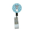 thumbnail image 1 of Snowflake Italian Greyhound Retractable Badge Reel, 1 of 1
