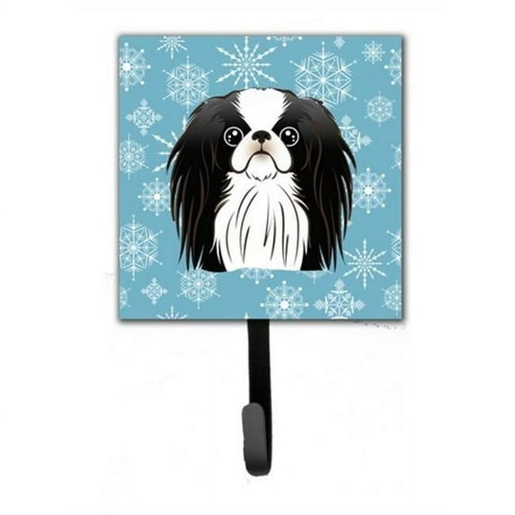Snowflake Japanese Chin Leash & Key Holder