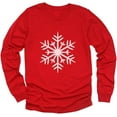 thumbnail image 1 of Tstars Boys' Christmas Snowflake Long Sleeve Shirt - Festive Holiday Gift for Kids, 1 of 5