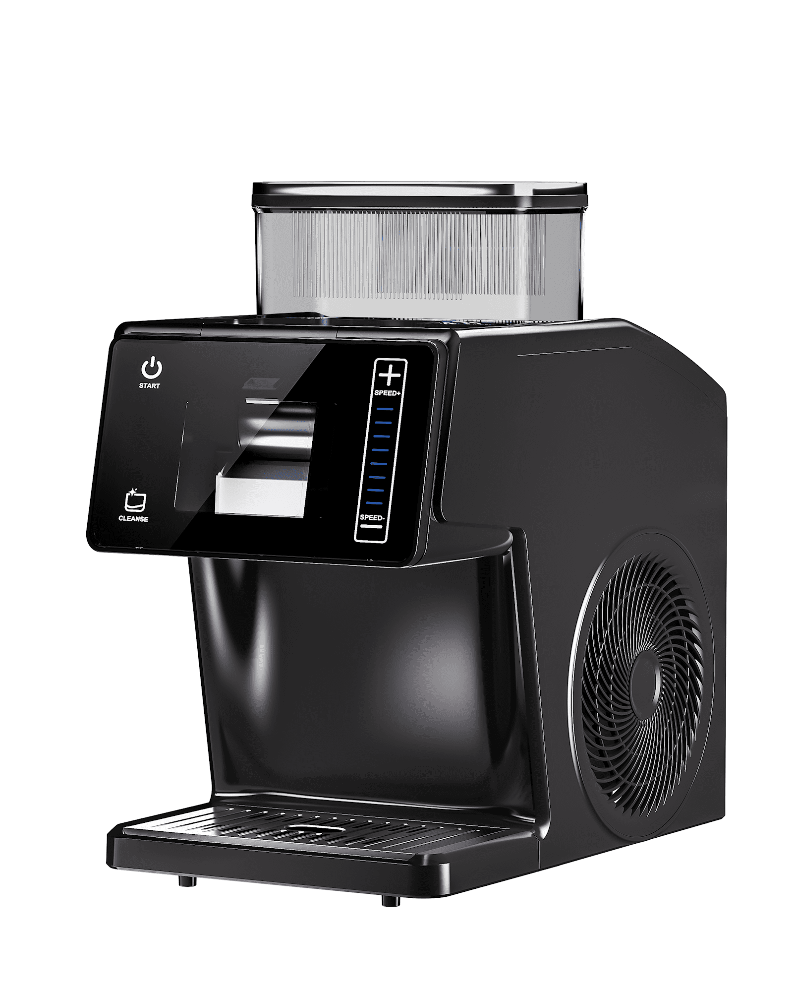 Snowflake Maker, Portable Power Ice Shaved machine with Rapid Cooling, Food-Grade Stainless Steel Material, Adjustable Speed Frozen Drink Maker for Home, Party, School