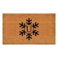 thumbnail image 1 of Snowflake Monogram Doormat, 17" x 29" (Letter U), 1 of 2