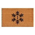 thumbnail image 1 of Snowflake Monogram Doormat,24" x 36" (Letter I), 1 of 2