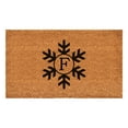 thumbnail image 1 of Snowflake Monogram Doormat, 30" x 48" (Letter F), 1 of 2