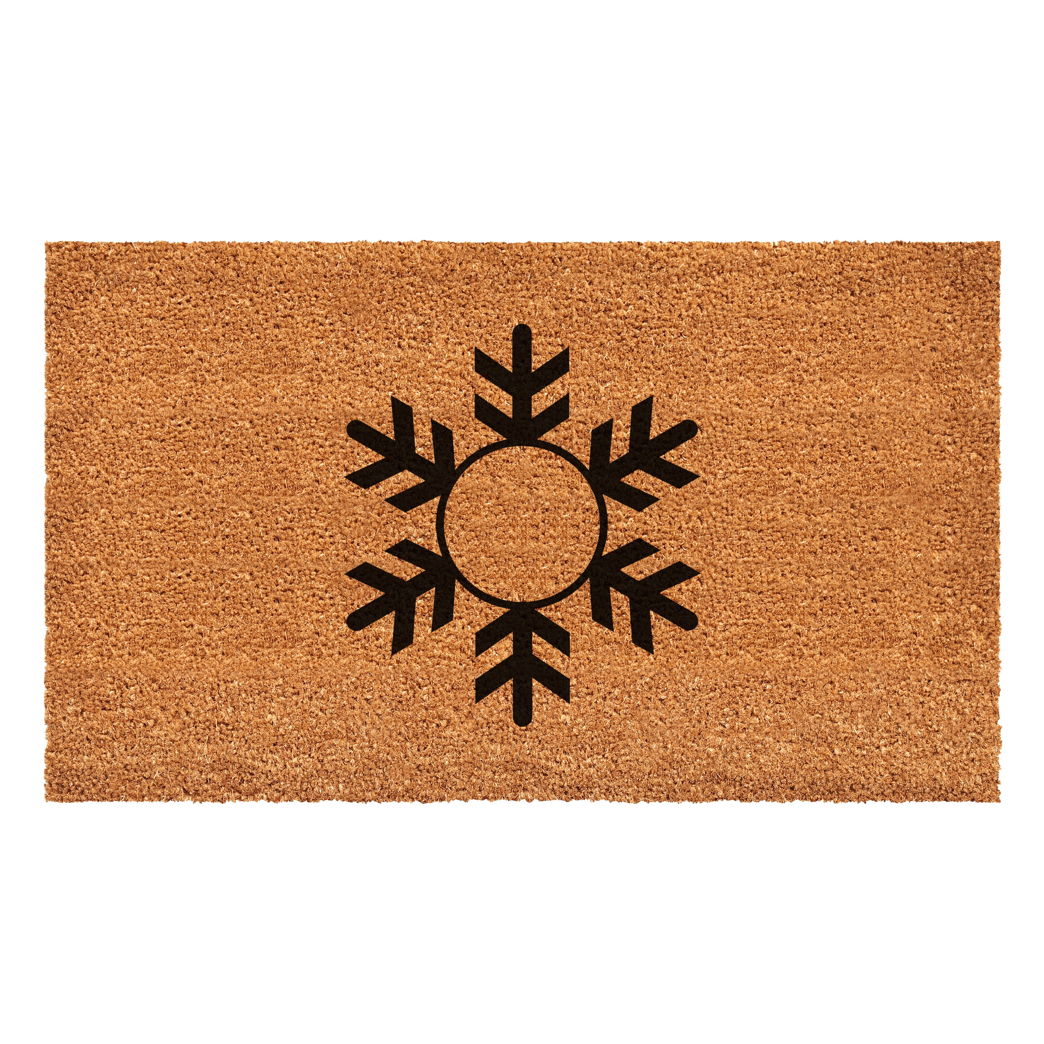 Snowflake Monogram Doormat, 30" x 48" (Letter NP)