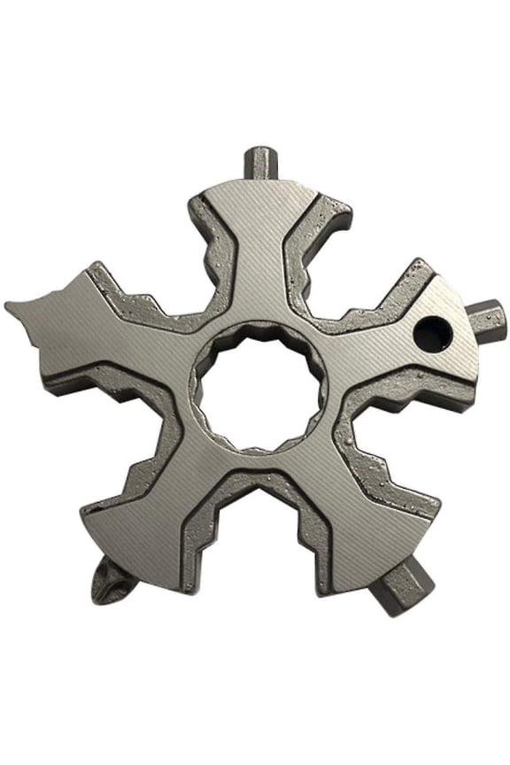 Snowflake Multi Tool Portable Portable Handheld Card Bottle Opener Keychain Cycling Bike