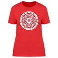 thumbnail image 1 of Snowflake On Paper Design T-Shirt Women -Image by Shutterstock, Female Medium, 1 of 2