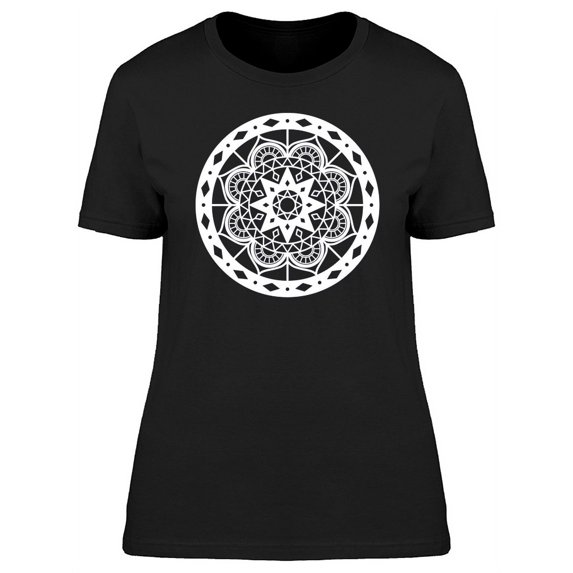 Snowflake On Paper Design T-Shirt Women -Image by Shutterstock, Female Medium