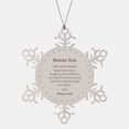 thumbnail image 1 of Snowflake Ornament Bonus Son Enjoy Your Days Inspirational Christmas Gift From Bonus Dad Love Family Memories Hope Confidence Winter Holiday Decor, 1 of 3