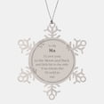 thumbnail image 1 of Snowflake Ornament Ma - Perfect Christmas Gift for Ma - Engraved Love You to the Moon and Back Keepsake, 1 of 3
