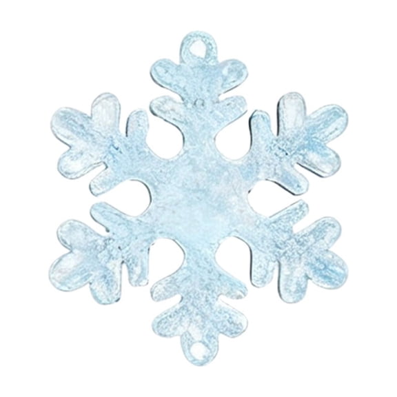 Snowflake Ornaments for Christmas Tree Decor Hanging Decorations for Holiday Parties Xmas Tree Ornaments Festive Accents for Home Events, 1.9in