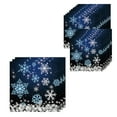 thumbnail image 1 of Snowflake Paper Tableware Set – 10pcs Disposable Plates & Napkins for Winter Christmas Party, Birthday, Holiday Dinner, Year-End Events, Festive Table Decorations, 1 of 5