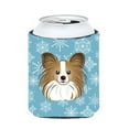 thumbnail image 1 of Snowflake Papillon Can or Bottle Hugger, 1 of 5
