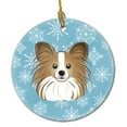 thumbnail image 1 of Snowflake Papillon Ceramic Ornament, 1 of 2