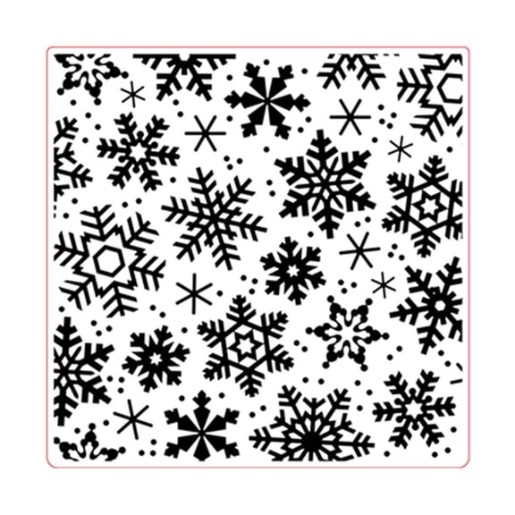 Snowflake Pattern Embossing Folder Plastic Scrapbooking Embossing Templates Tool