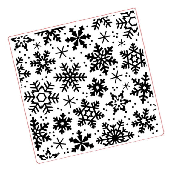 Snowflake Pattern Paper Embossing Folder Scrapbooking Embossing Templates for Card Making School Art Craft Project