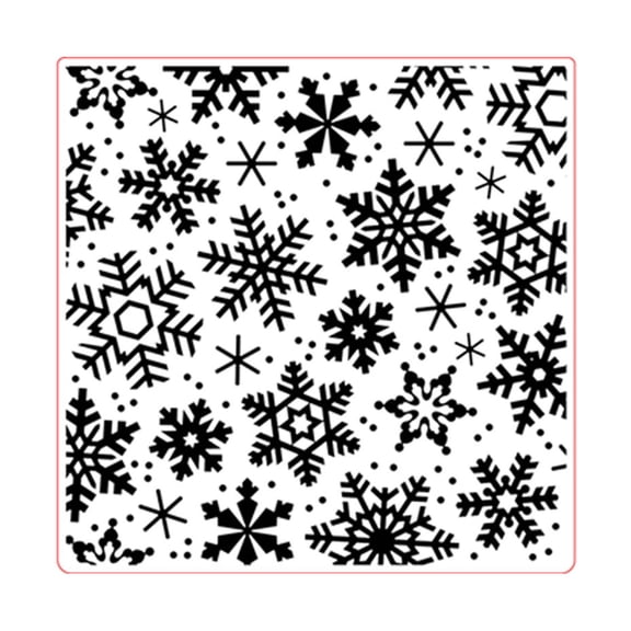 Snowflake Pattern Paper Embossing Folder Scrapbooking Embossing Templates for Card Making School Art Project