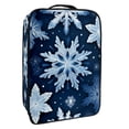 thumbnail image 1 of Snowflake Polyester Shoe Boxes Organizer, 23x31cm Size, Shoe Storage Container for Closet Organizer Essentials, 9x12in Shoe Packaging Holder, 1 of 7