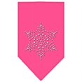 thumbnail image 1 of Snowflake Rhinestone Bandana Bright Pink Small, 1 of 1