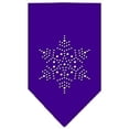 thumbnail image 1 of Snowflake Rhinestone Bandana Purple Large, 1 of 1
