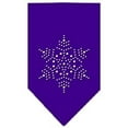 thumbnail image 1 of Snowflake Rhinestone Bandana Purple Small, 1 of 1