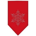 thumbnail image 1 of Snowflake Rhinestone Bandana Red Large, 1 of 1