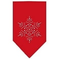 thumbnail image 1 of Snowflake Rhinestone Bandana Red Small, 1 of 1
