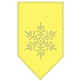thumbnail image 1 of Snowflake Rhinestone Bandana Yellow Large, 1 of 1