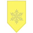 thumbnail image 1 of Snowflake Rhinestone Bandana Yellow Small, 1 of 1