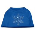 thumbnail image 1 of Snowflake Rhinestone Shirt Blue XL - 16, 1 of 1