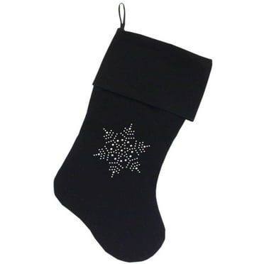 Christmas Stocking Rhinestone, "Snowflake"