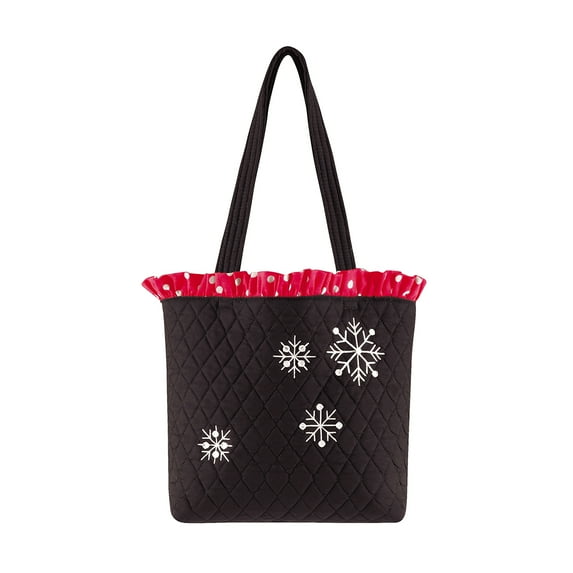 Snowflake Ruffle Tote