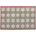 thumbnail image 1 of Snowflake Pattern Area Rug, 1 of 2