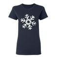 thumbnail image 1 of Snowflake Sarcastic Novelty Gift Idea Adult Humor Funny Women's Casual Tees, 1 of 3