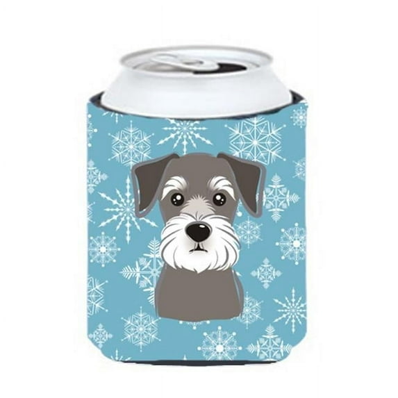 Snowflake Schnauzer Can & Bottle Hugger