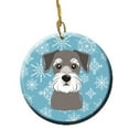 thumbnail image 1 of Snowflake Schnauzer Ceramic Ornament, 1 of 1