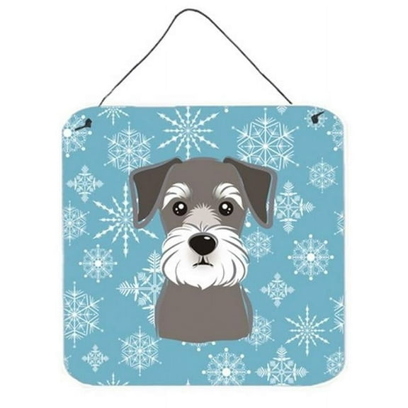 Snowflake Schnauzer Wall and Door Hanging Prints