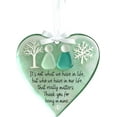 thumbnail image 1 of Snowflake Sea Glass Friendship Decor, Timeless Friendship Heart Keepsake, Christmas Pendant for Christmas Tree Hanging Ornaments, Sea Glass Art Christmas Decoration for Best Friends(1PCS), 1 of 10