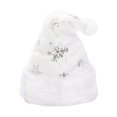 thumbnail image 1 of Snowflake Sequin Santa Hat for Adults Women Men, Plush Holiday Hats Personalized Christmas Hat Party Xmas Claus Hats, Soft Plush Velvet Xmas Hats, New Year Costume Party Decorations,Z3-Silver, 1 of 6