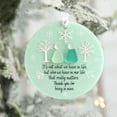 thumbnail image 1 of Snowflake Shaped Sea Glass Friendship Decor, Best Friendship Gifts for Friends, Timeless Snowflower Friendship Ornament, Snow Tree Backdrop Friendship Ornament for Xmas Tree Car Rearview, Round, 1 of 6