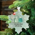 thumbnail image 1 of Snowflake-Shaped Sea Glass Friendship Decor - Timeless Friendship Heart Keepsake - Christmas Pendant for Christmas Tree Hanging Ornaments, Sea Glass Art for Best Friends, 1 of 5
