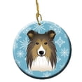 thumbnail image 1 of Snowflake Sheltie Ceramic Ornament, 1 of 1