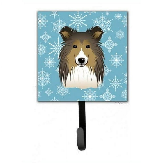 Snowflake Sheltie Leash & Key Holder
