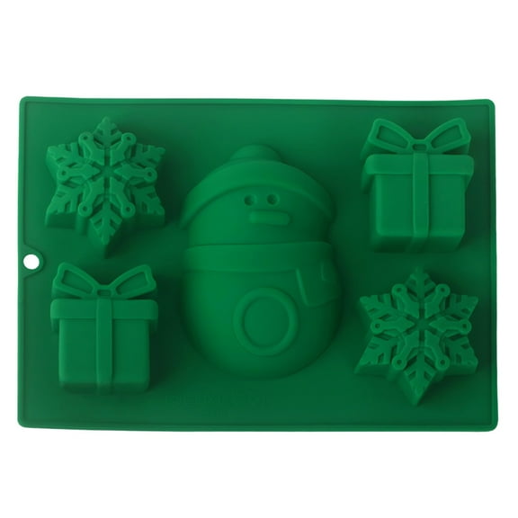 Snowflake Silicone Cake Pan Christmas Themed for Non-Stick Baking, Oven Safe Holiday Dessert Creation, Perfect for Cakes and Mousse Molds